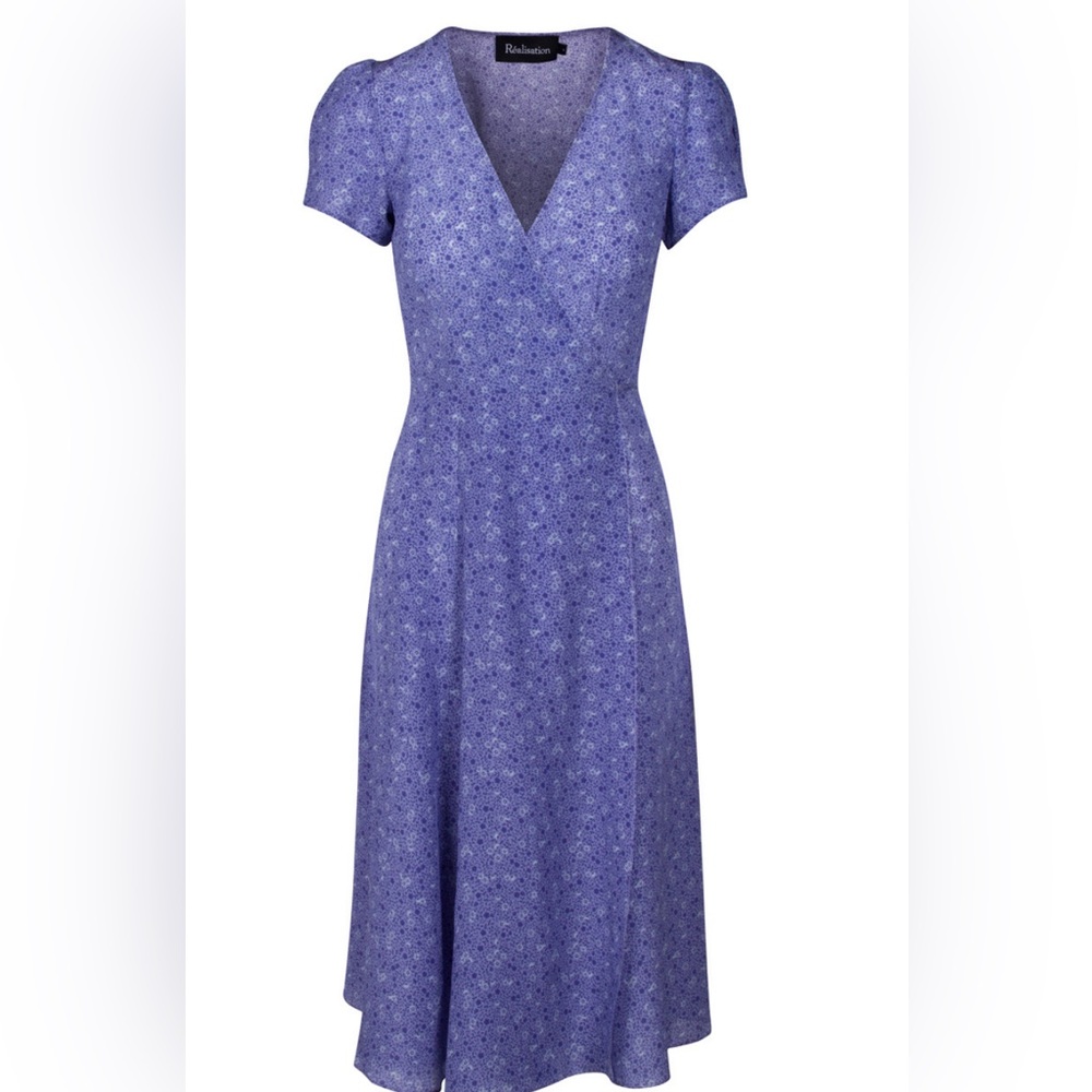 The Teal Purple Haze Wrap dress Size XS